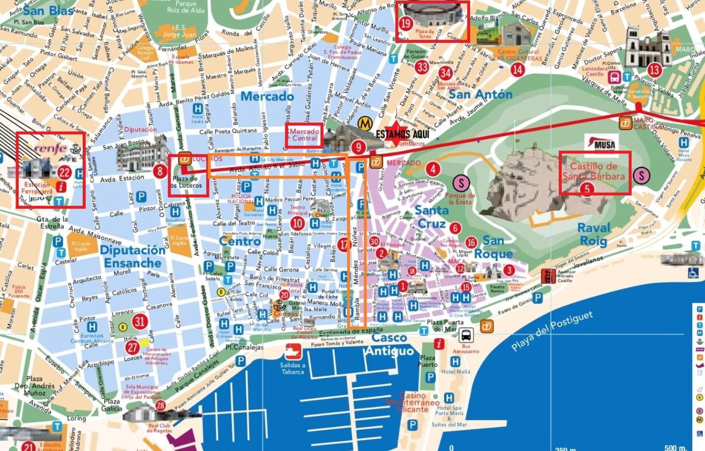 אליקאנטה Arimat Urban Flat Zona Centro Mercado Rambla מראה חיצוני תמונה